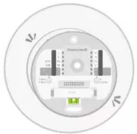 HONEYWELL RCH9310WF - Check for any paint gaps or screw holes left by the old thermostat - 1