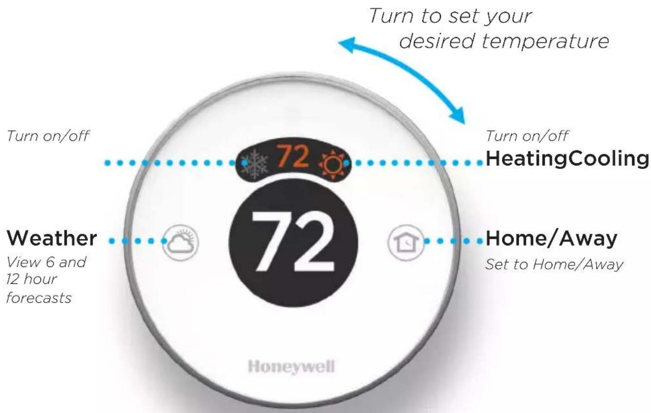 HONEYWELL RCH9310WF - How to use your Lyric thermostat - 1