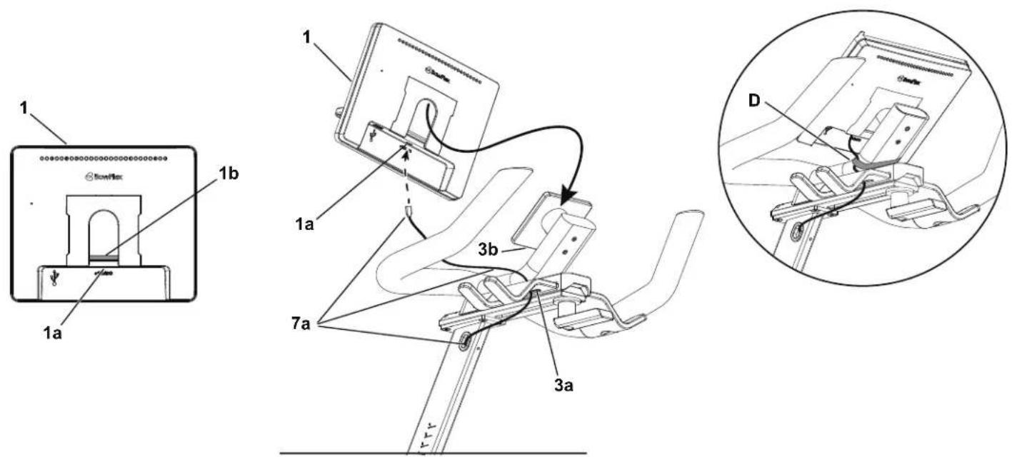 BOWFLEX IC Bike SE - Installez la console sur l'ensemble cadre - 1