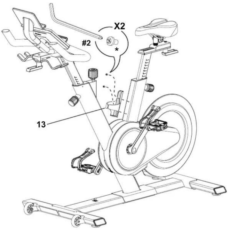 BOWFLEX IC Bike SE - Fixer le porte-bouteille d'eau - 1