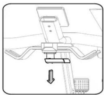 BOWFLEX IC Bike SE - Installer l'ensemble guidon sur l'ensemble cadre - 2