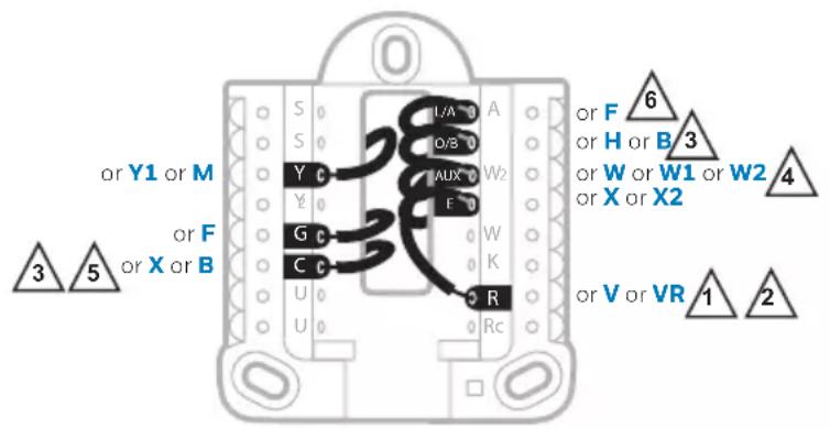 HONEYWELL RTH5160D1003/E - NOTES: - 1