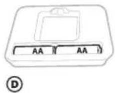 HONEYWELL RTH5160D1003/E - Install batteries. - 4