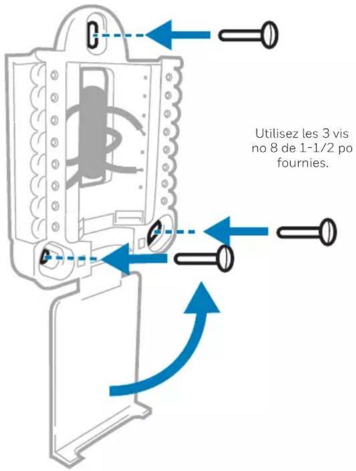 HONEYWELL RTH5160D1003/E - Montez le système UWP et fermez la porte. - 1