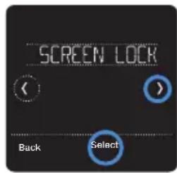 HONEYWELL RCHT8612WF2005/W - Application d'un paramètre de verrouillage de l'écran - 1