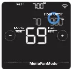 HONEYWELL RCHT8612WF2005/W - Configurar el intervalo permanente - 1