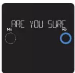 HONEYWELL RCHT8612WF2005/W - Sélection d'une option de réinitialisation - 2