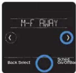 HONEYWELL RCHT8612WF2005/W - Modificar un programa por tiempo en el termostato - 2