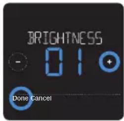 HONEYWELL RCHT8612WF2005/W - Réglage de la luminosité du rétroéclairage - 2