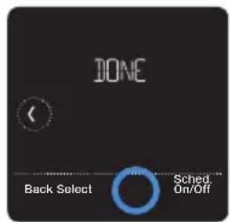 HONEYWELL RCHT8612WF2005/W - Setting a time-based schedule on the thermostat - 5