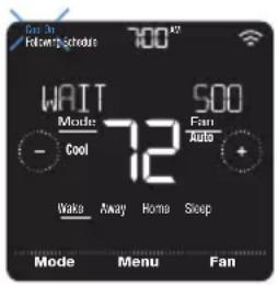 HONEYWELL RCHT8612WF2005/W - Setting the fan - 1