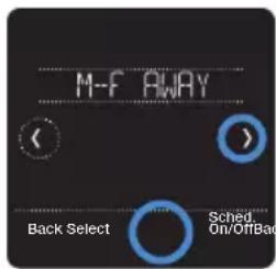 HONEYWELL RCHT8612WF2005/W - Setting a time-based schedule on the thermostat - 2