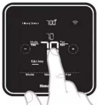 HONEYWELL RCHT8612WF2005/W - Disconnecting and reconnecting to a Wi-Fi network - 3