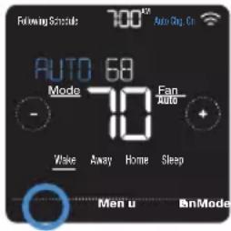 HONEYWELL RCHT8612WF2005/W - Selecting system mode - 3