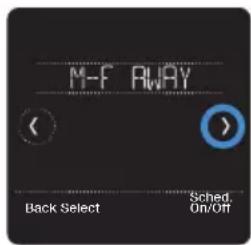 HONEYWELL RCHT8612WF2005/W - Setting a time-based schedule on the thermostat - 7