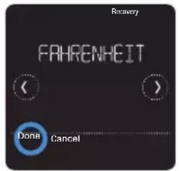 HONEYWELL RCHT8612WF2005/W - Choosing Fahrenheit or Celsius - 2