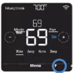 HONEYWELL RCHT8612WF2005/W - Remarques : - 2