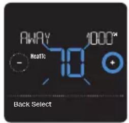 HONEYWELL RCHT8612WF2005/W - Modification d'une programmation temporelle sur le thermostat - 3