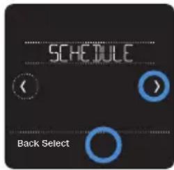 HONEYWELL RCHT8612WF2005/W - Editing location-based temperature control and smart scheduling on the thermostat - 1
