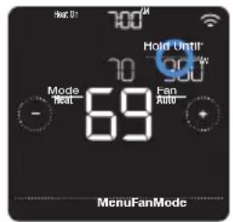 HONEYWELL RCHT8612WF2005/W - Réglage du maintien permanent - 1