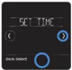 HONEYWELL RCHT8612WF2005/W - Setting the time - 1