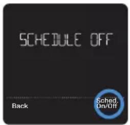 HONEYWELL RCHT8612WF2005/W - Turning off scheduling - 2