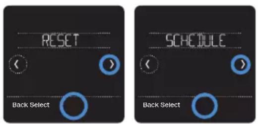HONEYWELL RCHT8612WF2005/W - Selecting a reset option - 1