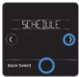 HONEYWELL RCHT8612WF2005/W - Resetting the thermostat to the default schedule - 2