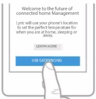 HONEYWELL RCHT8612WF2005/W - Setting location-based temperature control and smart scheduling in the Lyric app - 3