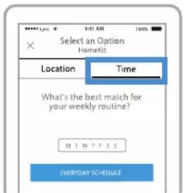 HONEYWELL RCHT8612WF2005/W - Changing schedule type on the Lyric app - 2