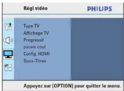 PHILIPS HTS3566D - Accès au menu de configuration - 4