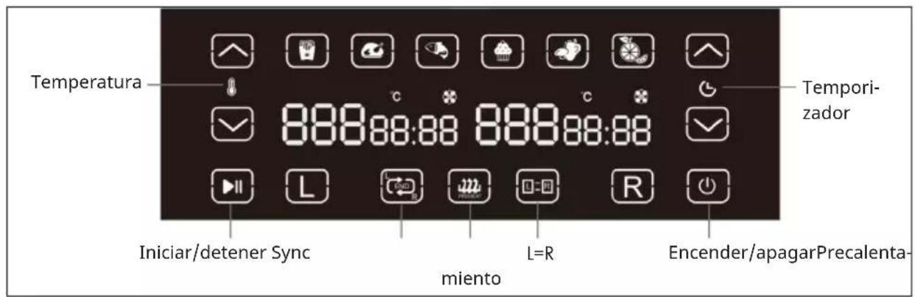 Klarstein VitaFry Duo Elegance - PANEL DE CONTROL Y BOTONES - 1