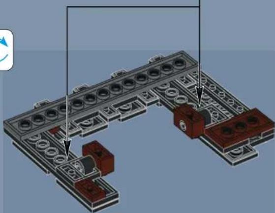 3D architectural diagram of a mechanical assembly with labeled components (no text or symbols)