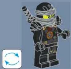 Lego-style character with helmet and armor, no visible text or symbols