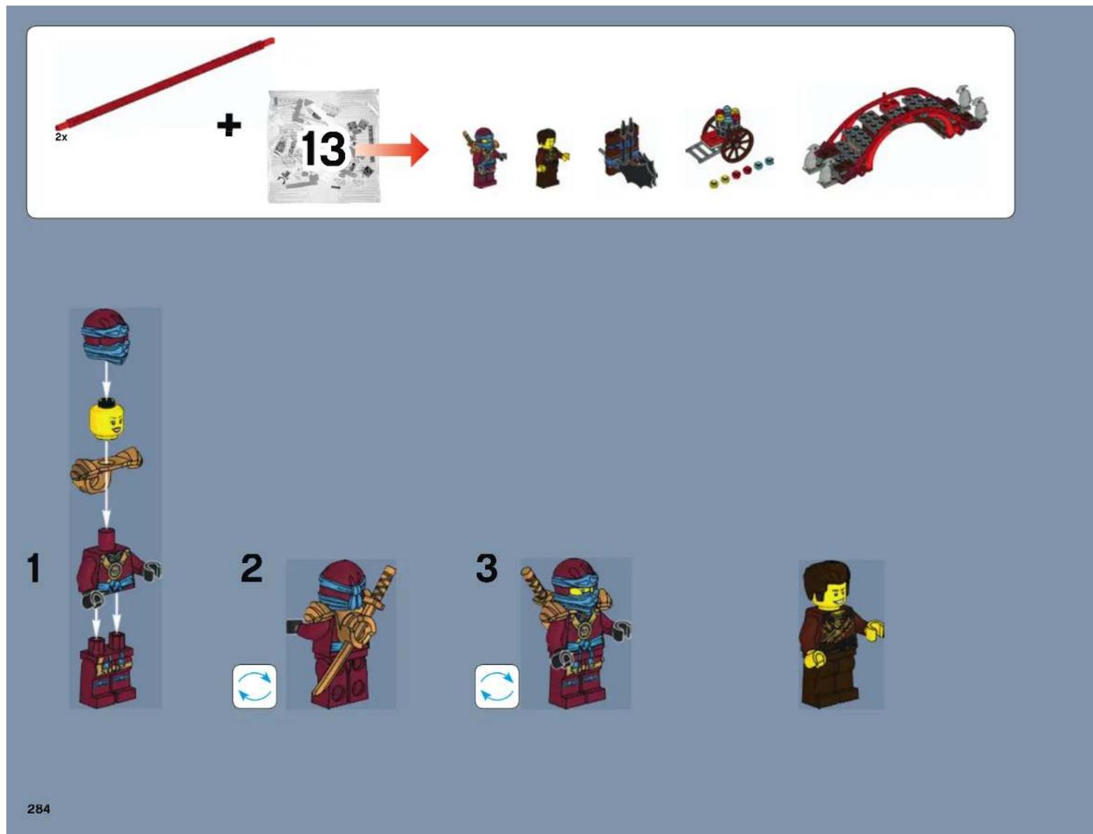 graph TD A["2x"] --> B["+"] B --> C["13"] C --> D["Robot Arm"] C --> E["Robot Car"] C --> F["Robot Board"] C --> G["Red Bridge"] H["1"] --> I["Robot Arm"] I --> J["Robot Car"] K["2"] --> L["Robot Arm"] L --> M["Robot Car"] N["3"] --> O["Robot Arm"] O --> P["Robot Car"] Q["End"] --> R["End"]
