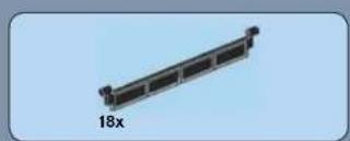 3D rendering of a mechanical component with a 18x scaling indicator (no text or symbols on the object itself)
