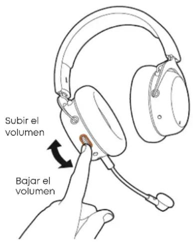 BEYERDYNAMIC MMX 200 wireless - AJUSTE DEL VOLUMEN - 1