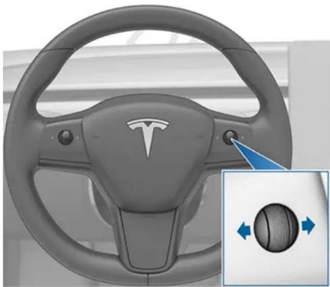 TESLA Model 3 (2017) - Ajustement de la distance de sécurité - 1