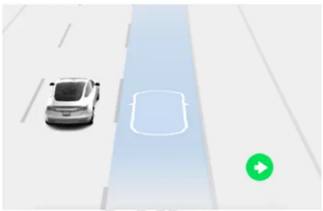 TESLA Model 3 (2017) - Changement de voie auto - 6
