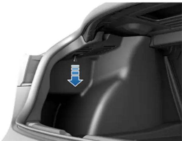 TESLA Model 3 (2017) - Débranchement manuel du câble de recharge - 2