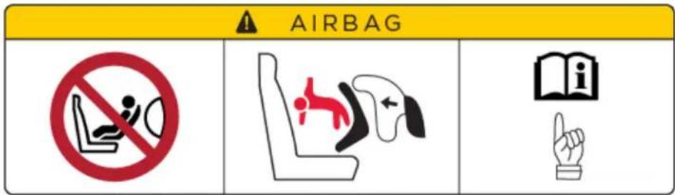 TESLA Model 3 (2017) - L'airbag frontal passager doit être désactivé - 2