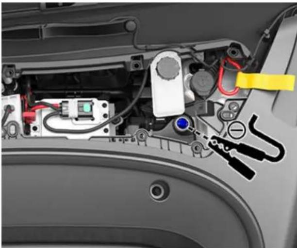 TESLA Model 3 (2023) - Démarrage-secours de la batterie (lithium-ion) basse tension - 3