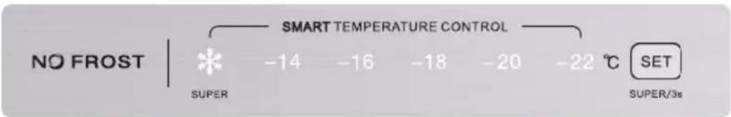 Frilec BREMEN272-NF-040DB - Temperatuur en Modus instellen - 1