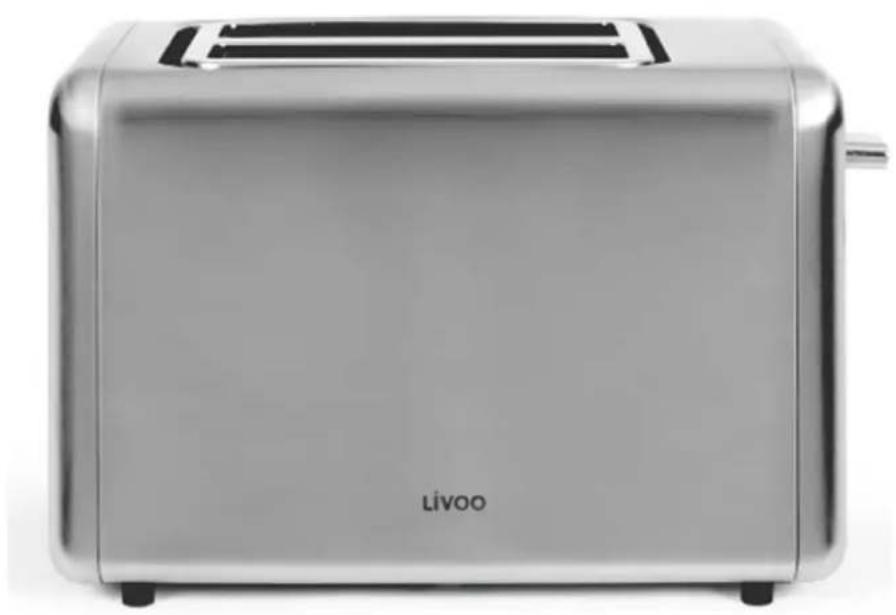 LIVOO DOD205 - Grille-pain digital 2 fentes - 1