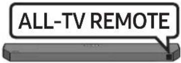 SAMSUNG HW-Q610C - Adjusting the Soundbar volume with a TV remote control - 9