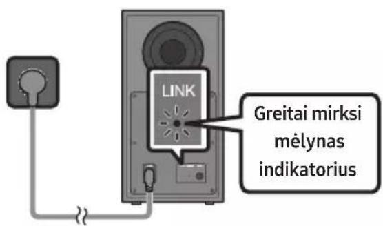 SAMSUNG HW-Q610C - Prieš atliekant toliau aprašytą prijungimo rankiniu būdu procedūrą - 2