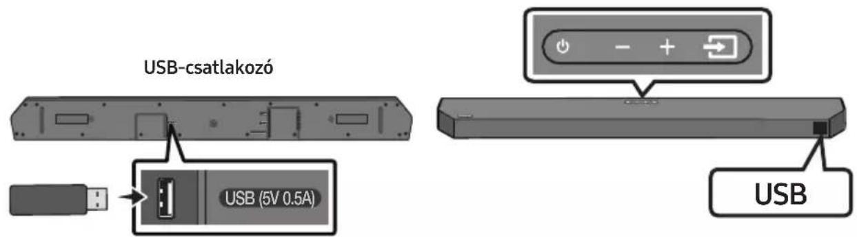 SAMSUNG HW-Q610C - USB-MEGHAJTÓ CSATLAKOZTATÁSA - 1