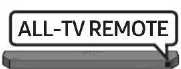 SAMSUNG HW-Q610C - Ajuste del volumen de la Soundbar con el mando a distancia del televisor - 8