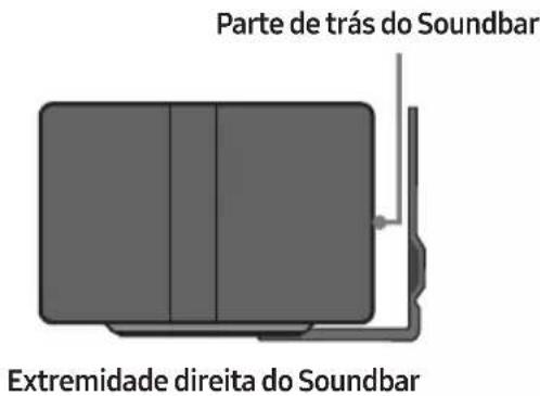 SAMSUNG HW-Q610C - Coloque o Guia de suporte de parede encostado à superfície da parede. - 6