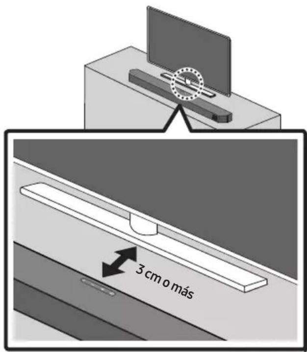 SAMSUNG HW-Q610C - INSTALACIÓN DE LA SOUNDBAR DELANTE DEL TELEVISOR - 1